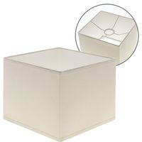 pantalla espanhol cuadrado con encaje e14 l16xan16xal13cm natural crudo