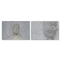cuadro dkd home decor buda 2 pcs 120 x 28 x 80 cm