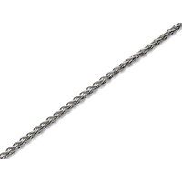silver 1mm wide spiga chain - 16in - f8724