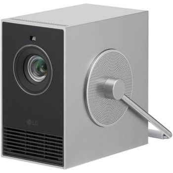 LG CineBeam QUBE Proyector con SmartTV Integrado UltraHD 4K ANSI 500 Lúmenes