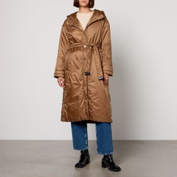 Max Mara The Cube Greenpa Shell Coat - UK 12