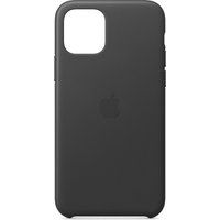 iphone 11 pro leather case - black black