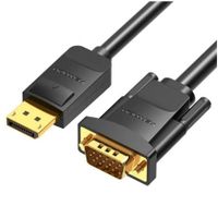 cable conversor vention hblbg dp a vga 15m doble blindaje 1080p negro