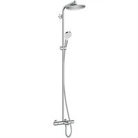 showerpipe hansgrohe crometta s 240 1jet con termostato de banera 27320000