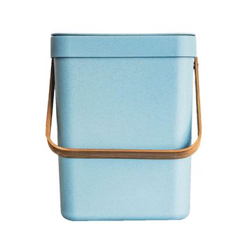 Cubo de basura de mesa azul  5l