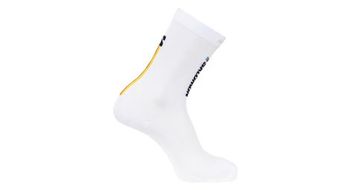 Calcetines salomon pulse race flag crew blanco