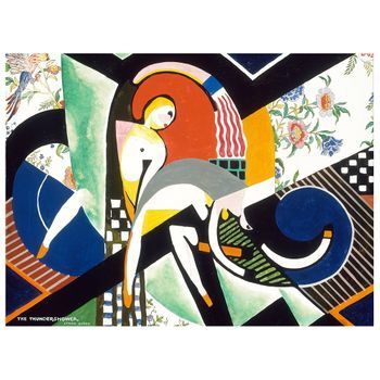 Legendarte - Cuadro Lienzo, Impresión Digital - The Thundershower - Henry Lyman Sayen - Decoración Pared Cm. 60x80