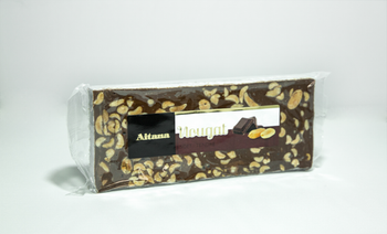 Turrón Nougat de Chocolate con Cacahuete - El Artesano/Aitana 300g