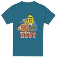 sesame street camiseta friendship level best para mujer