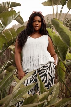 Yours Top Algodón Marfil De Crochet Sin Mangas , Mujer Curvy Y Tallas Grandes, Yours