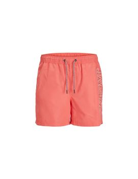 Bañador Jack & Jones Double Logo Niño Coral
