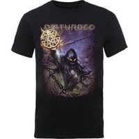 disturbed tops y camisetas vortex colours para hombre