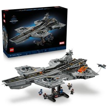 LEGO Disney Marvel Helitransporte de S.H.I.E.L.D., Juguete de construcción +18 años - 76354