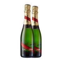 gh mumm cordon rouge brut champagne gran reserva media botella 37 cl 12 vol caja de 2 unidades