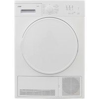 logik lcd8w18 8 kg condenser tumble dryer - white white