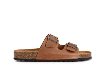 zapatillas de piel para hombre tan