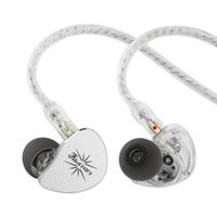 auriculares intrauditivos linsoul kiwi ears belle de 10 mm con controlador dinamico dlc auriculares hifi con precision tecnica y estuche de uso recomendado