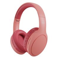 auriculares trnb inalambricos bluetooth 51 plegables con microfono integrado terracota