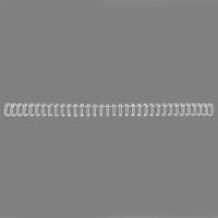 gbc rg8107 espiral metalica  11 mm  blanco  100 unidades