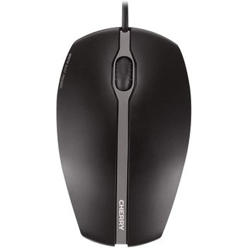 Cherry Gentix Silent Ratón Óptico 1000 DPI Negro