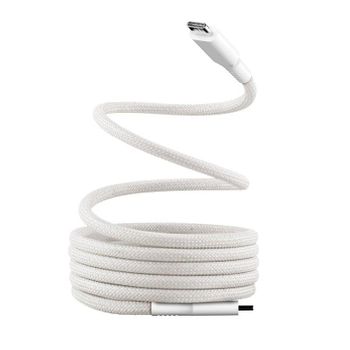 Cable TnB USB-C 60 W 1,5 m magnético con funda de nailon trenzado