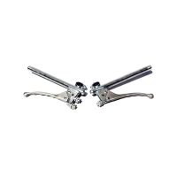 clip-on 22mm racing con palancas 2 cables de freno