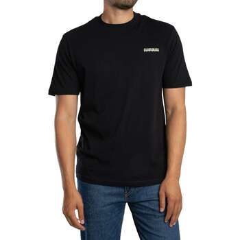 Napapijri Camiseta Camiseta relajada con logo de caja pequeña para hombre