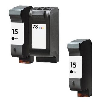 Compatible Multipack HP DeskJet 948c Printer Ink Cartridges (3 Pack) -C6615DE