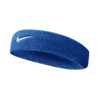 nike swoosh classic cinta para la cabeza unisex - azul blanco