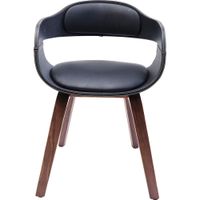 silla polipiel con reposabrazos