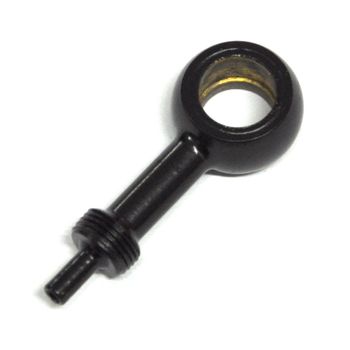 Tornillo banjo 11mm Allegri recto largo acero negro