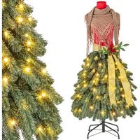 arbol de navidad con luces incorporadas 150cm costway arbol de navidad con lucesr248 puntasr