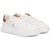 ralph lauren zapatillas rlite court 809p07170-001 off whitetan para hombre
