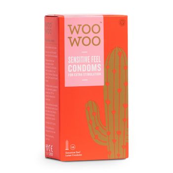 WooWoo Protect It! Sensitive/Real Feel Natural Rubber Latex Condoms