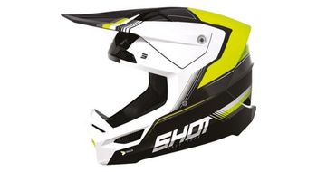 Casco race traceramarillo neon