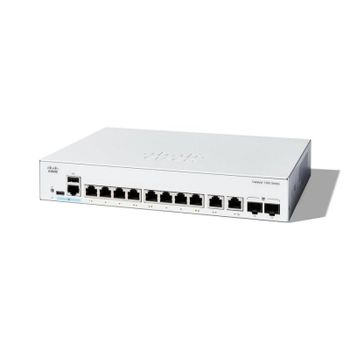 Conmutador Cisco Catalyst 1300 Gestionado L2 8 Puertos Gigabit Ethernet Montaje en Rack