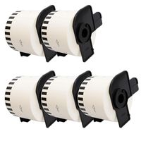 5 unidades cinta continua brother dk22205 compatible dk-22205 - alta calidad