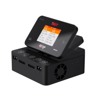 cargado inteligente isdt k2 zip ac 200w  dc 500wx2 de doble canal con pantalla lcd ips de 28 pulgadas para baterias li