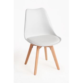 Pack 6 Sillas Synk Basic De Polipropileno 82*53*53 Cm - Blanco