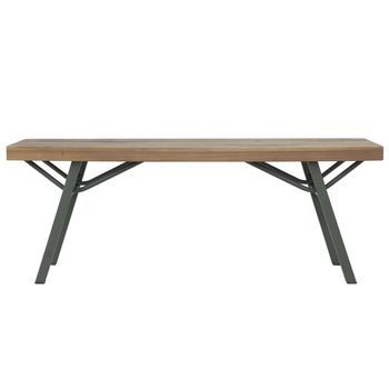 Banco De Jardín | Banco De Exterior | Silla De Jardín De Madera Maciza De Acacia 120 Cm