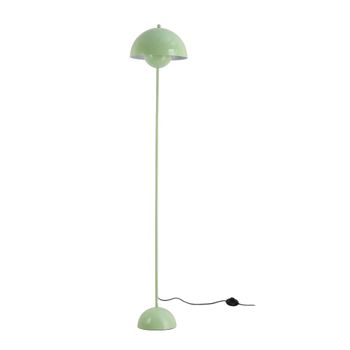 Lámpara de pie con forma de seta de metal verde alt. 160cm