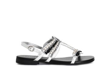 sandalias con aplicaciones de libélulas. multi black