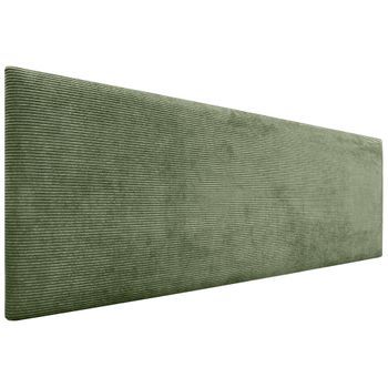 Dhome Cabecero De Pana Liso 145x60 Camas 120/135/140 - Verde Selva