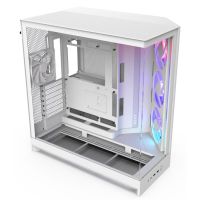 caja nzxt h9 flow rgb blanco 3x140mm rgb
