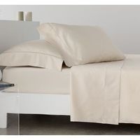 juego de sabanas bambu 100 organico beige 160x260 cama de 90