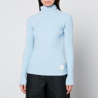 marc jacobs ribbed wool-blend turtleneck jumper - s