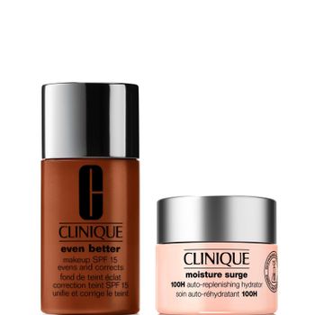 Clinique Even Better Vitamin Makeup Foundation & Moisture Surge 100H Hydrator Moisturiser Bundle (Various Shades) - CN 116 SPICE