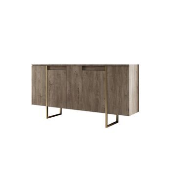 Aparador Luxe Nogal Oro
