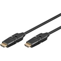 cable hdmi goobay 61289 3 m negro 18 gbits 4k 60 hz