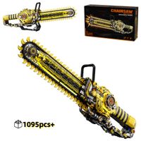 kit de construccion mecanico de motosierra de 1096 piezas bloques de construccion stem juguete creativo de ladrillos decoraciones de escritorio para ninos